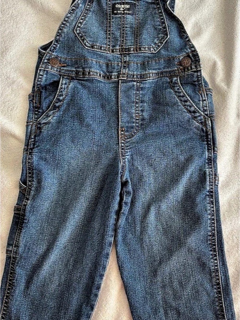 OshKosh B'gosh Denim Overalls Girls Size 3T Like New